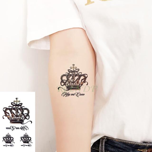 Waterproof Temporary Tattoo Stickers Cross Tribal Totem Fake Tatto Flash Tatoo Tatouage Neck Hand Back Foot for Girl Women Men