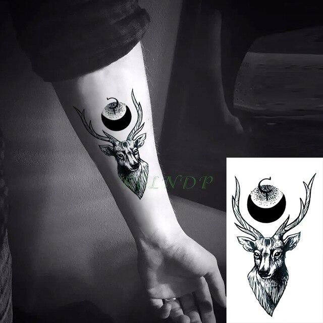 Waterproof Temporary Tattoo Stickers Cross Tribal Totem Fake Tatto Flash Tatoo Tatouage Neck Hand Back Foot for Girl Women Men