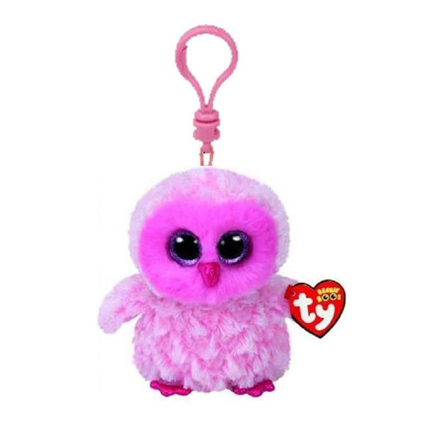 Ty Boos Big Eyes Plush Keychain Toy Doll Fox Owl Dog Unicorn Penguin Giraffe Leopard Monkey Dragon 4" 10cm