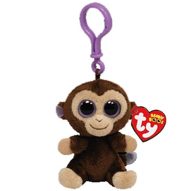 Ty Boos Big Eyes Plush Keychain Toy Doll Fox Owl Dog Unicorn Penguin Giraffe Leopard Monkey Dragon 4" 10cm