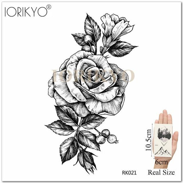 Adults Lips Old School Temporary Mouth Tattoo Women Arm Love DIY Blakc Fake Tatoos Beauty Makeup Waterproof Girls Tattoo Decals