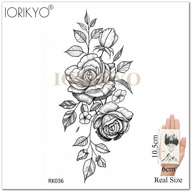 Adults Lips Old School Temporary Mouth Tattoo Women Arm Love DIY Blakc Fake Tatoos Beauty Makeup Waterproof Girls Tattoo Decals