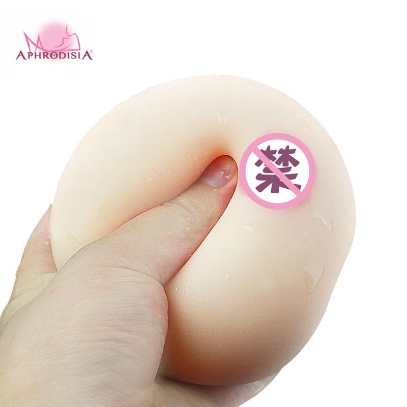 Big Boobs Sex Toy Masturbator Realistic Soft Rubber Plastic Fake Huge Silicon Breast Mi Mi Ball Male Masturbator For Men