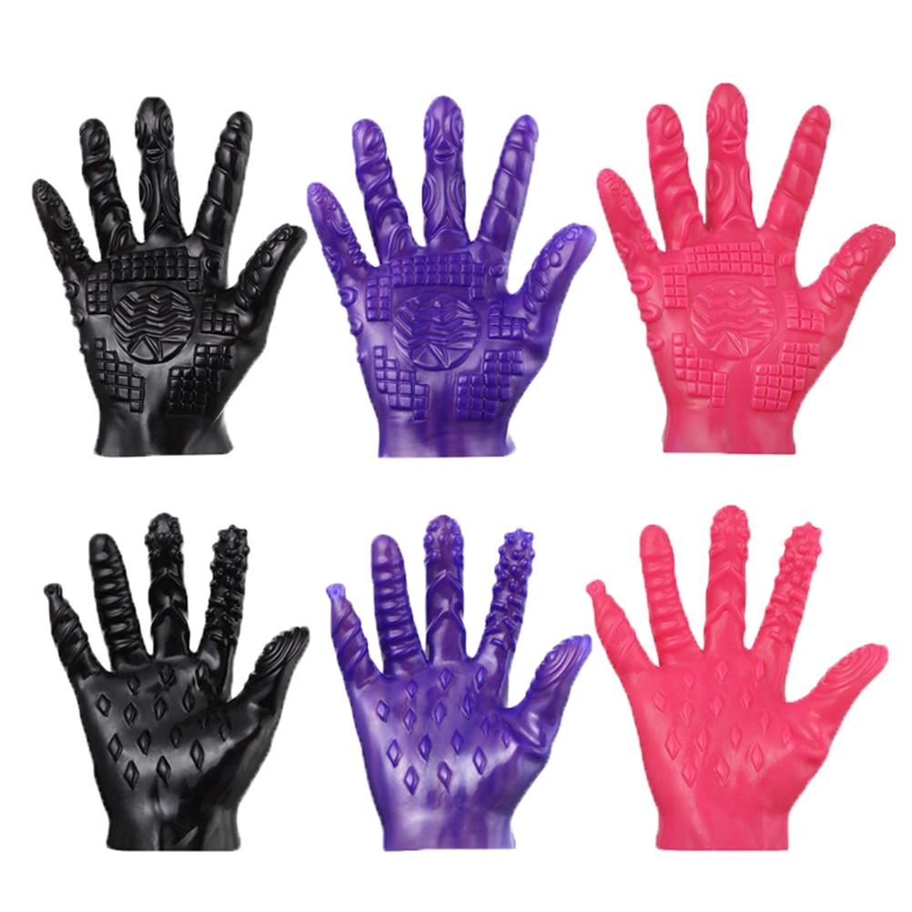Squirt Massage Fingercots Glove Protect Female Masturbation Finger Condom Vagina Stimulation Flirt G Spot Vibration Sex Toys