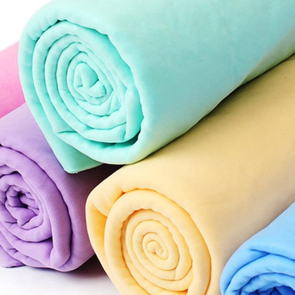 New Pet Bath Towel Super Absorbent PVA Washable Towels for Small Medium Large Cats Dogs SF66