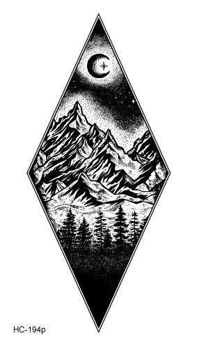 Water Transfer Tattoo Minimalist small sun moon tattoo Body Art Waterproof Temporary fake Tattoo for man woman kid 10.5*6cm