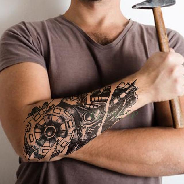 Waterproof Temporary Tattoo Sticker cool Tribal totem fake tatto flash tatoo tatouage Stickers hand arm leg for girl women men