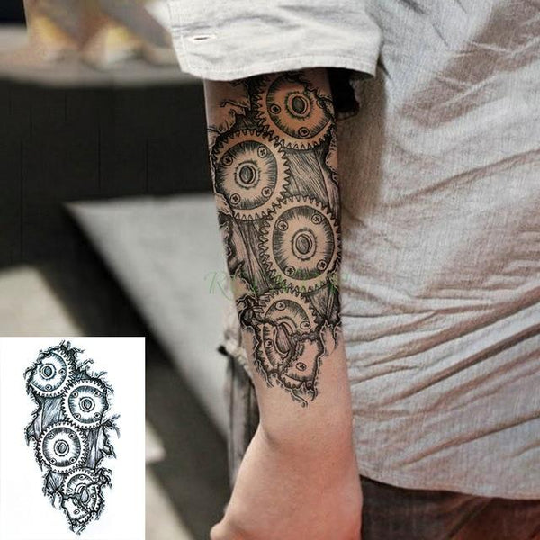 Waterproof Temporary Tattoo Sticker cool Tribal totem fake tatto flash tatoo tatouage Stickers hand arm leg for girl women men