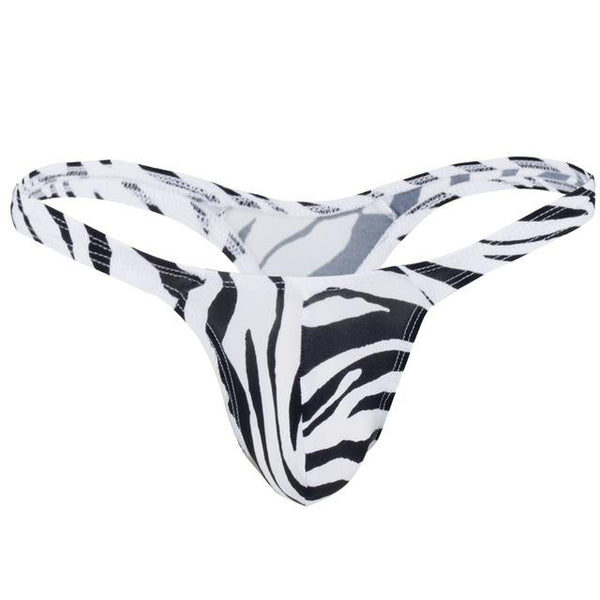Sexy Gay Men bikini swimwear Panties Bulge Pouch Zebra String Homme T-Back Jockstraps Thong Underwear Slip Hommes swimsuit Men