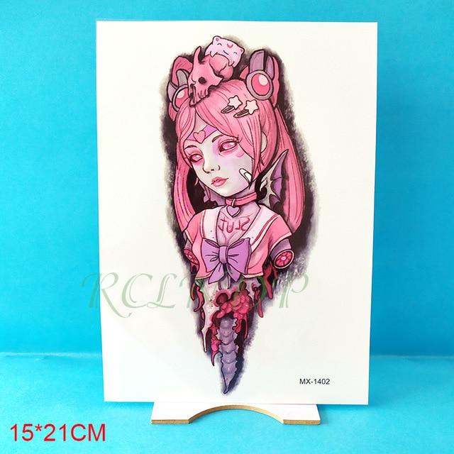 Waterproof Temporary Tattoo Sticker Bird Flower Rose fake tatto Cool flash tatoo tatouage temporaire body art for girl women men