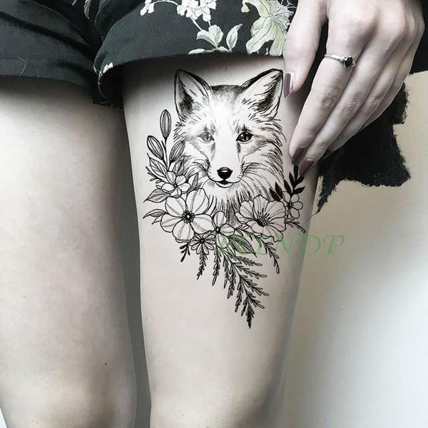 Waterproof Temporary Tattoo Sticker Bird Flower Rose fake tatto Cool flash tatoo tatouage temporaire body art for girl women men