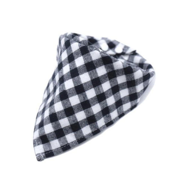 New Hot Sale Dog Bandana Scarf Pet Dog Cat Tie Cotton Plaid Washable Pet Scarf Dog Accessories