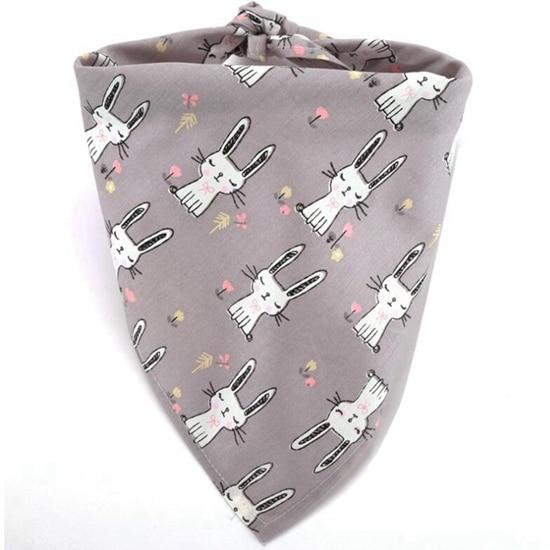 Dog Scarf Fox flamingo Dog Bandana Plaid Grid Fox Rabbit Pattern Dog Scarf Bow Tie Large Dog Accessories