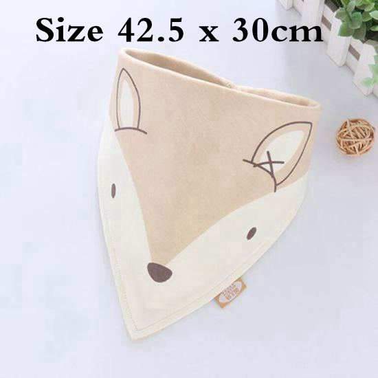 Dog Scarf Fox flamingo Dog Bandana Plaid Grid Fox Rabbit Pattern Dog Scarf Bow Tie Large Dog Accessories