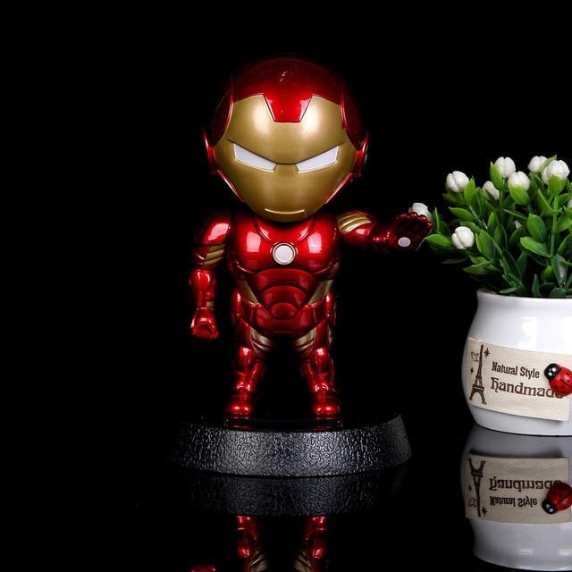 Car Ornament Cute Hot Solar Powered Dancing Figures Marvel Batman Treeman Swinging Bobble Dancer Solar Toys Car Decor Gift