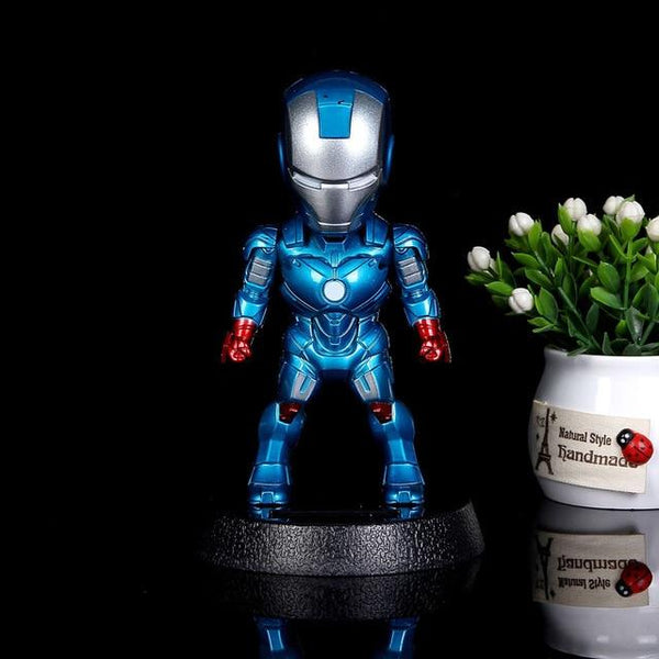 Car Ornament Cute Hot Solar Powered Dancing Figures Marvel Batman Treeman Swinging Bobble Dancer Solar Toys Car Decor Gift