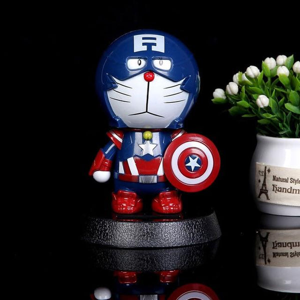 Car Ornament Cute Hot Solar Powered Dancing Figures Marvel Batman Treeman Swinging Bobble Dancer Solar Toys Car Decor Gift
