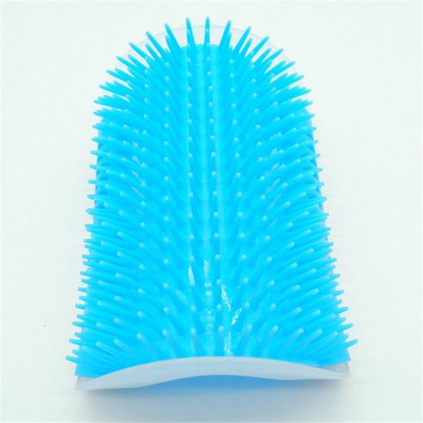 Cat Corner Brush For Long Hair Squeaky Face Massage Comb Comfortable Self Grooming Brush Free Hand Wall Toy For Cats