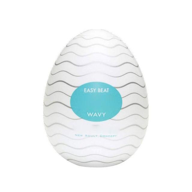 Morease Masturbator Artificial Vagina Eggs Real Pussy Penis Pump Trainer Adult Massage Oral Sex Toys Men EGG G-spot Stimulator