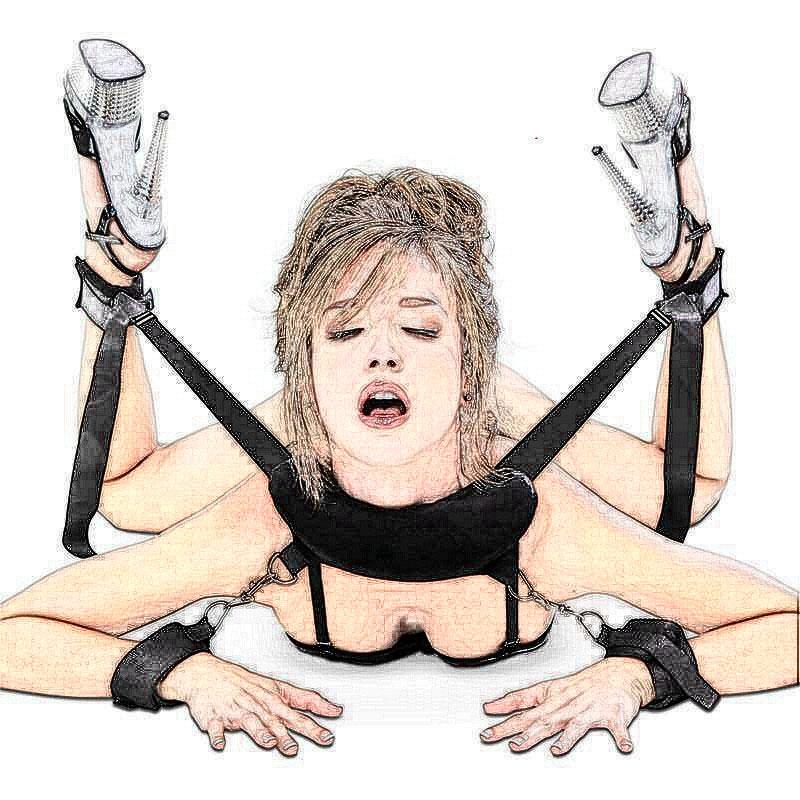 Sex Toys For Women Couples Handscuff Neck Ankle Cuffs BDSM Bondage Restraints Slave Straps No Vibrator Adult Games Sex Products