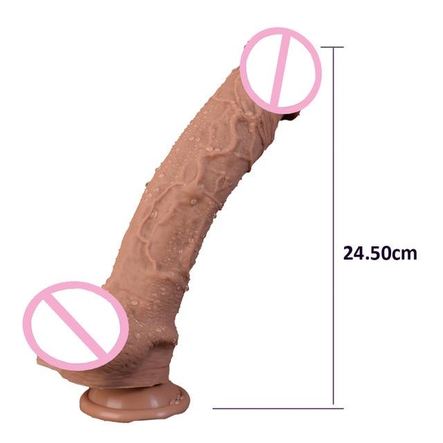 10 Inch Super Large Realistic Silicone Dildo Women Masturbator Penis G-Spot Big Dick for Gay Anal Plug Dildos Sex Toys for Wome