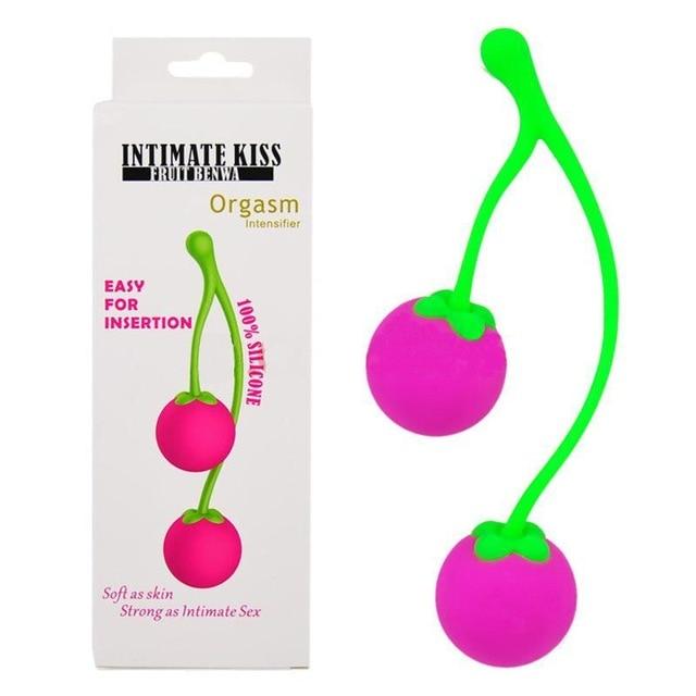 Cherry Smart Bead Kegel Love Ball Virgin Trainer Sex Product For Women Orgasm Tighten Repair The Vagina Adult Silicone Toys