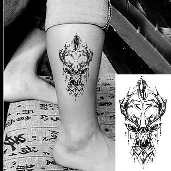 Waterproof Temporary Tattoo Stickers Moon Hill forest star Fake Tatto Flash Tatoo Tatouage Body Art Hand Foot for Girl Women Men