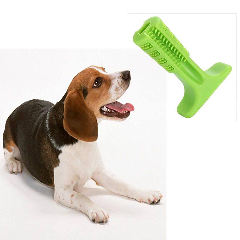 Pet dog Brush Teeth Rubber Tool&Toy Cleaning Teeth Supplies Puppy Chew Molar Toy