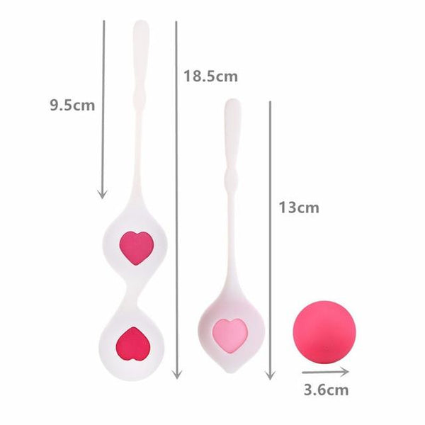 GUIMI Kegel Trainer Vaginal Balls for Women Pussy Massage Vagina Exercise Geisha Ben Wa Ball Erotic Toys Sex Product for Adult