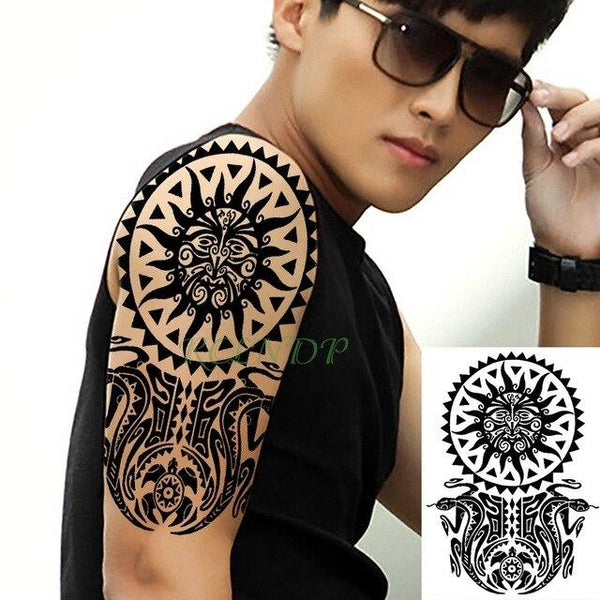 Waterproof Temporary Tattoo Sticker stripe Bar code streak line Fake Tatto Flash Tatoo Back leg Abdomen Arm for Men Women