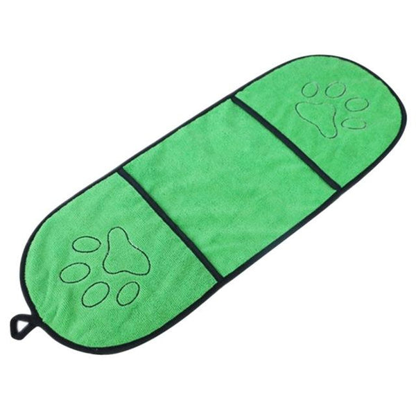 Pet Dog Bath Towel Ultra-absorbent Microfiber Super Absorbent Pet Drying Towel Blanket With Pocket for Small Medium Large Dogs