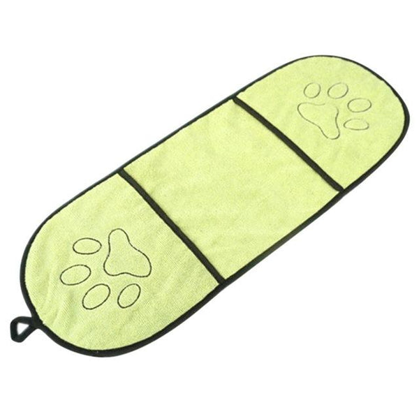 Pet Dog Bath Towel Ultra-absorbent Microfiber Super Absorbent Pet Drying Towel Blanket With Pocket for Small Medium Large Dogs