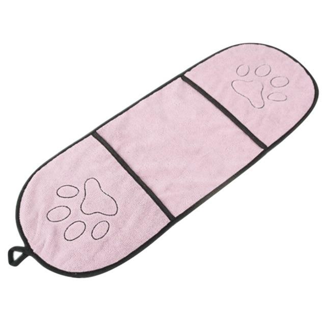 Pet Dog Bath Towel Ultra-absorbent Microfiber Super Absorbent Pet Drying Towel Blanket With Pocket for Small Medium Large Dogs