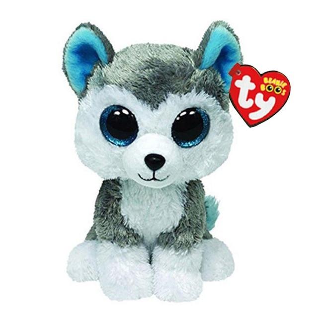 Ty Beanie Boos Plush Toy Owl Penguin Dog Giraffe Cat Raccoon Sheep Bat Cattle Plush Animal Toy Gift for Children 15cm