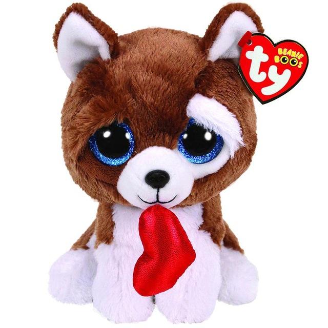 Ty Beanie Boos Plush Toy Owl Penguin Dog Giraffe Cat Raccoon Sheep Bat Cattle Plush Animal Toy Gift for Children 15cm