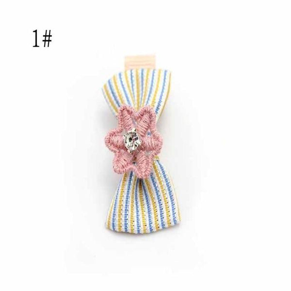 Pet supplies Baby Bow Girl Hair Accessories Cute Pet Dog Hair Accessories Handmade Flowers With Clip Dog Grooming Woman Jewelry