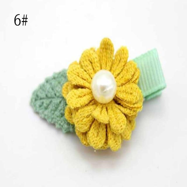 Pet supplies Baby Bow Girl Hair Accessories Cute Pet Dog Hair Accessories Handmade Flowers With Clip Dog Grooming Woman Jewelry