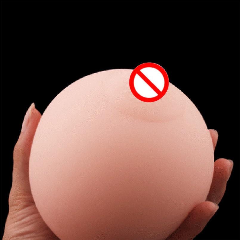 Soft Silicone Simulation Breast Stress Reliever Squeezable Mimi Ball sex toys for men masturbating-30