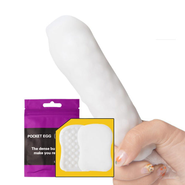 Realistic Vagina Egg Male Masturbator For Man Vagina Pocket Realistic Silicone Egg With Lubricant Sex Sex Toys For Men Adult Toy