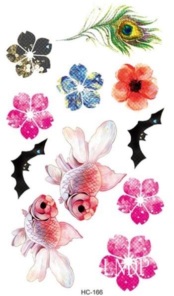 Waterproof Temporary Tattoo Stickers Beautiful Flower Rose fake Tatto Flash Tatoo Tatouage Hand Back Foot Arm for Girl Women Men
