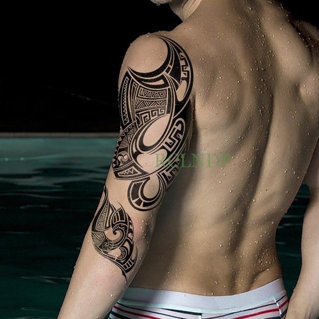 Waterproof Temporary Tattoo Sticker cool eagle wing man Fake Tatto Flash Tatoo Back leg Abdomen Arm tatouage for Girl Women Men