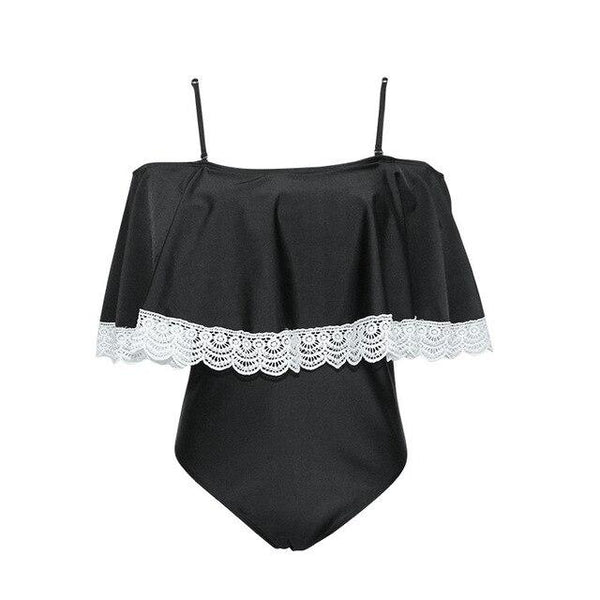 Ruffle Swimsuit Women 2019 One Piece Swimwear Female One-Piece Suits Bathing Suit Padded May Beachwear Swimming Suit For Women