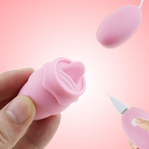 Powerful Vaginal Ball Blowjob Orgasm Anal Massager Bullet Vibrator G Spot Clitoral Tongue Licking Egg Sex Toys for Women Sexo