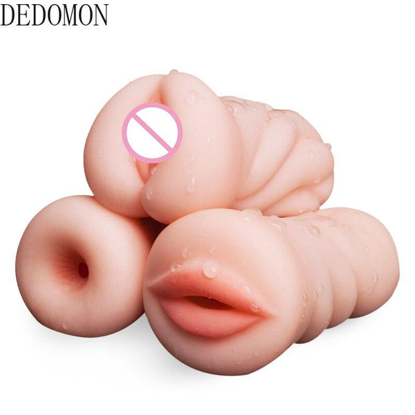 Male Masturbator Realistic Vagina Anal Silicone Soft Tight Pussy Erotic Adult Toys Penis Sex Toys For Men Masturbatings machine