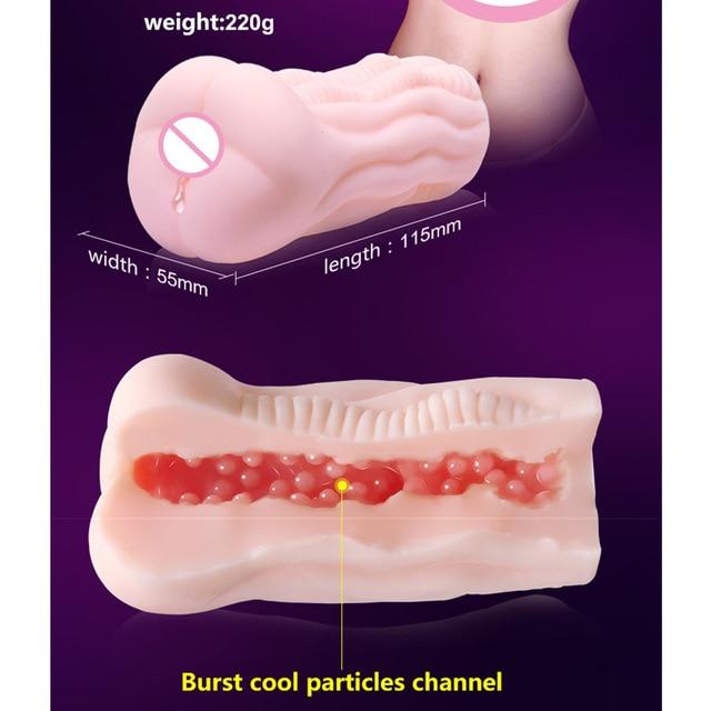 Silicone Male Masturbator Real Vagina Anus Pocket Pussy Realistic Artificial Vagina Masturbador Cup Anal Sex Toys for Men Toy