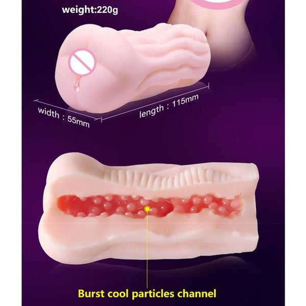 Silicone Male Masturbator Real Vagina Anus Pocket Pussy Realistic Artificial Vagina Masturbador Cup Anal Sex Toys for Men Toy