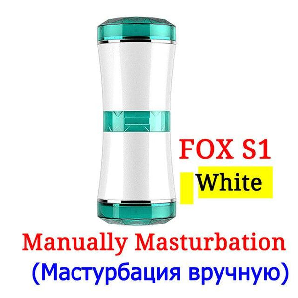Male Masturbator Cup Penis Massage Double Channel Real Vagina Anal Pocket Pussy Masturbator Sex products Adult Sex toys For Men