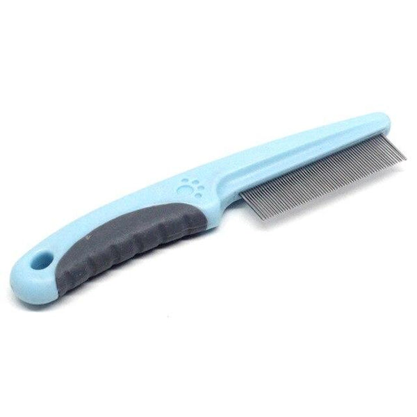 Pet Dog Grooming Comb Brush Single Row Teeth Paw Print Dog Hair Removal Brush Massage Comb Grooming Tool Pet Products