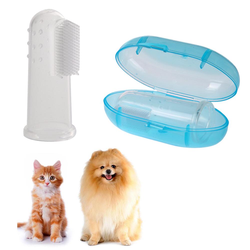 Soft Tooth Brush Breath Puppy Pet Supplies Finger Toothbrush Silicone Teddy Teeth Care Teeth Cleaning Pet Cat Dog Accessories