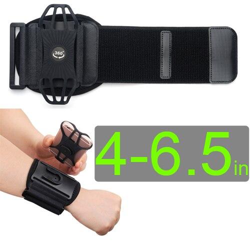 4-6in Running Bag Phone Armband Running Pouch Strap Jogging Sport Gym Arm Band Belt cuff telephone for fitness accessories 6.5in